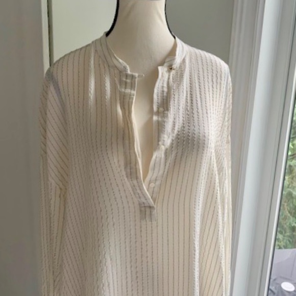 Massimo Dutti dress tunic shirt silk US8 - Picture 7 of 15